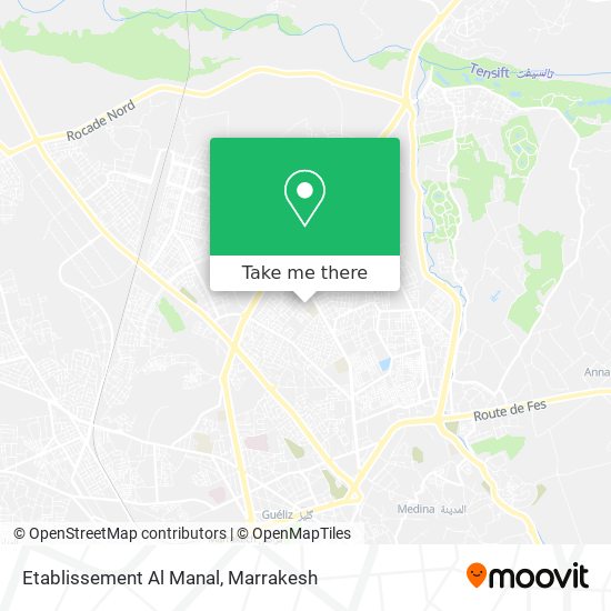 Etablissement Al Manal map