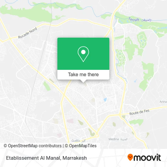 Etablissement Al Manal plan