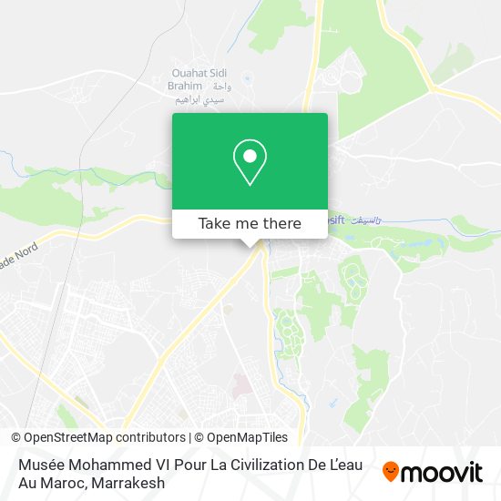 Musée Mohammed VI Pour La Civilization De L’eau Au Maroc map
