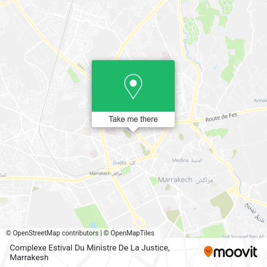 Complexe Estival Du Ministre De La Justice map