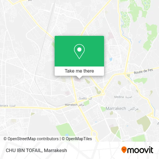 CHU IBN TOFAIL plan