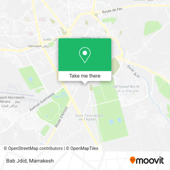 Bab Jdid map