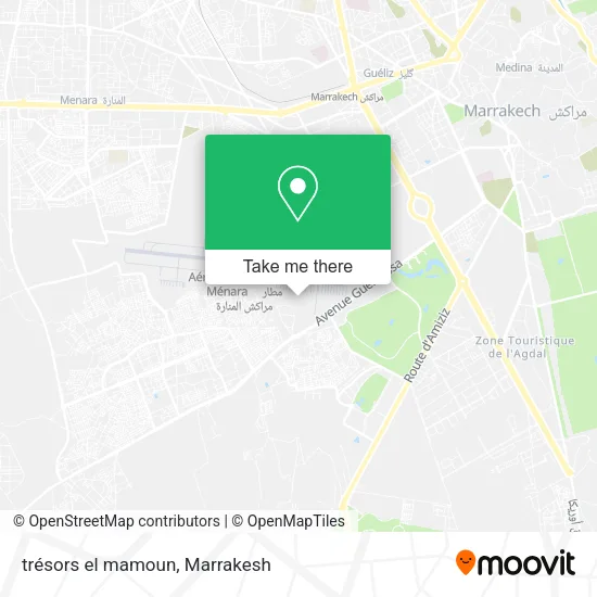 trésors el mamoun map
