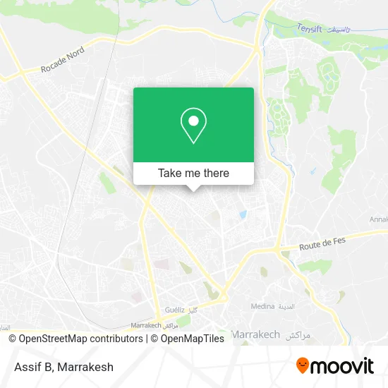 Assif B map