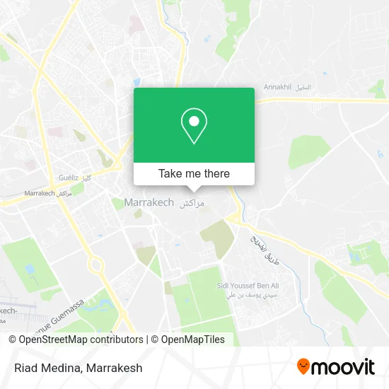 Riad Medina map