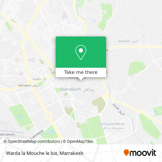 Warda la Mouche le bis map