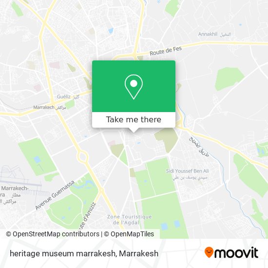 heritage museum marrakesh map