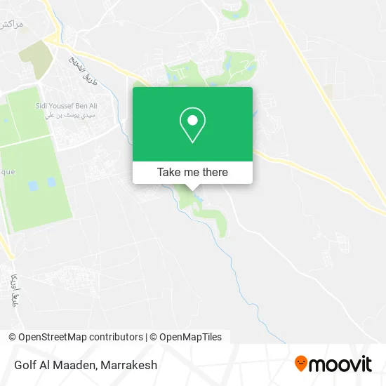Golf Al Maaden map