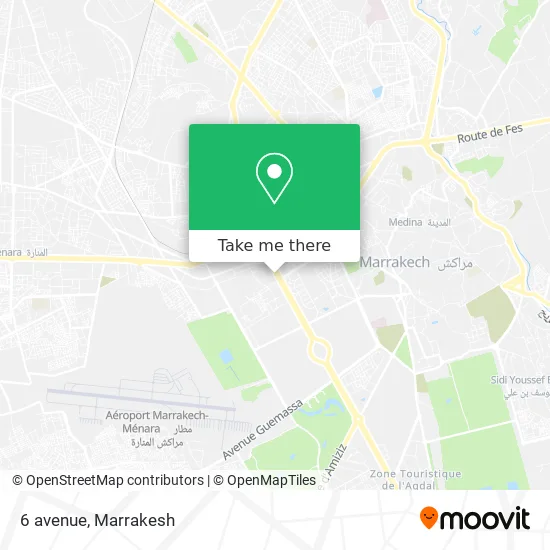 6 avenue map