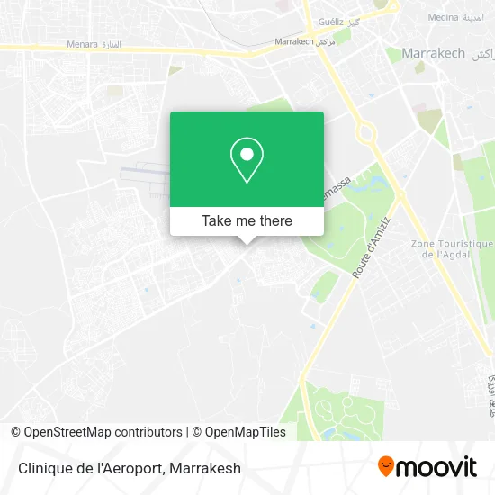 Clinique de l'Aeroport map