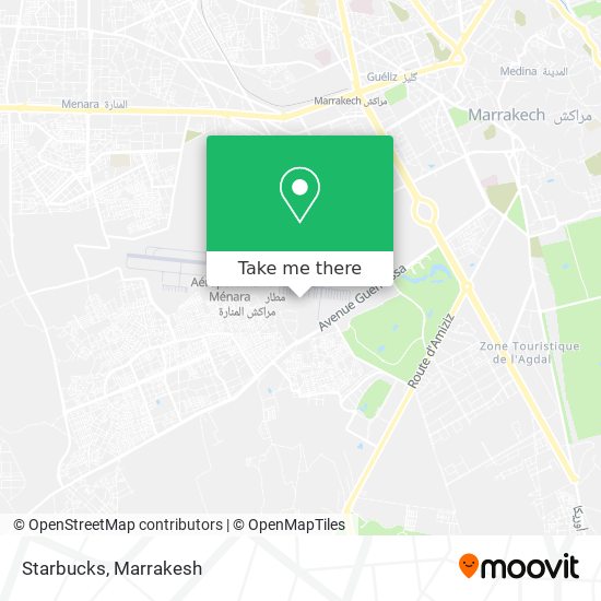 Driving Directions To Starbucks Near Me How To Get To Starbucks In Menara Gueliz By Bus?