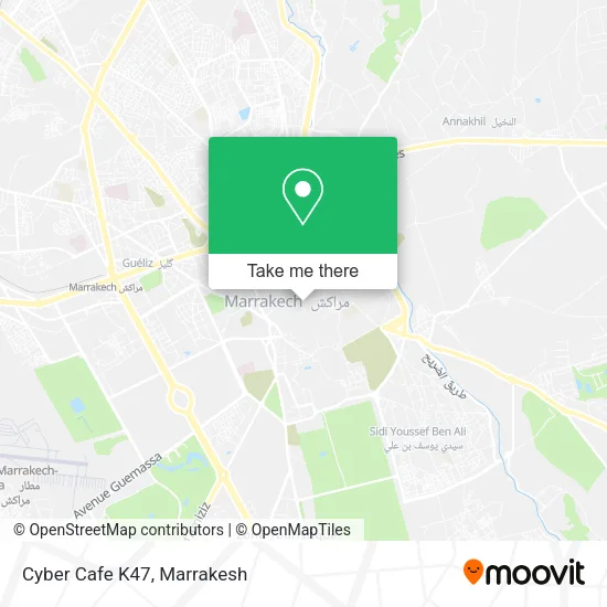 Cyber Cafe K47 map