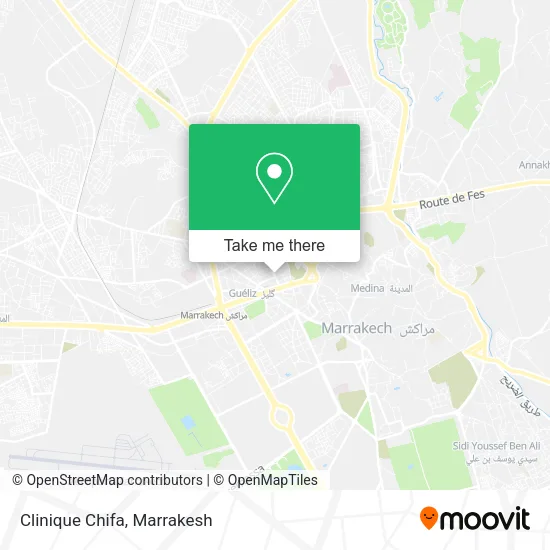 Clinique Chifa map