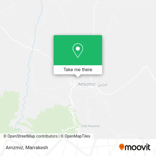 Amzmiz map