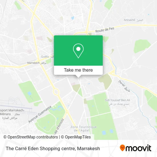 The Carré Eden Shopping centre map