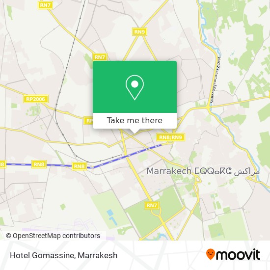 Hotel Gomassine map