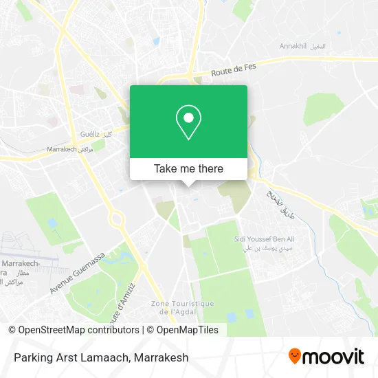 Parking Arst Lamaach map