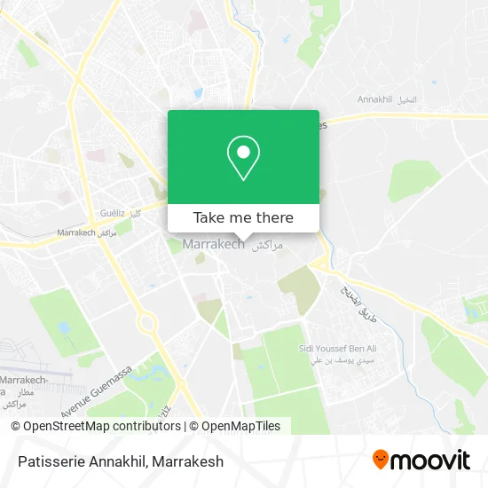 Patisserie Annakhil map