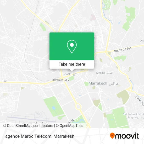 agence Maroc Telecom plan