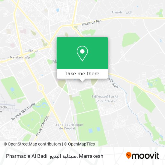Pharmacie Al Badii صيدلية البديع map