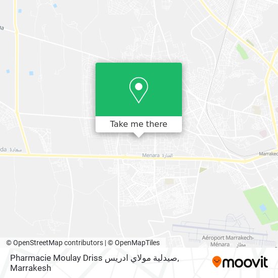 Pharmacie Moulay Driss صيدلية مولاي ادريس map