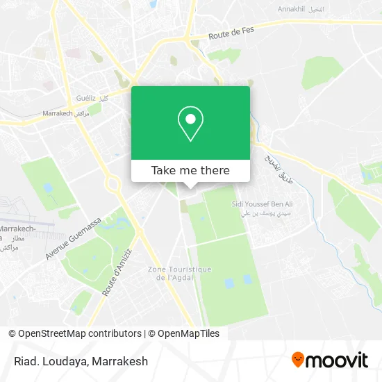 Riad Loudaya map