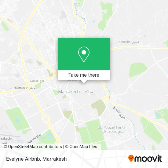 Evelyne Airbnb map