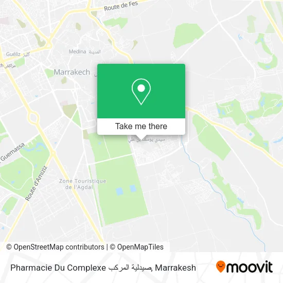 Pharmacie Du Complexe صيدلية المركب map