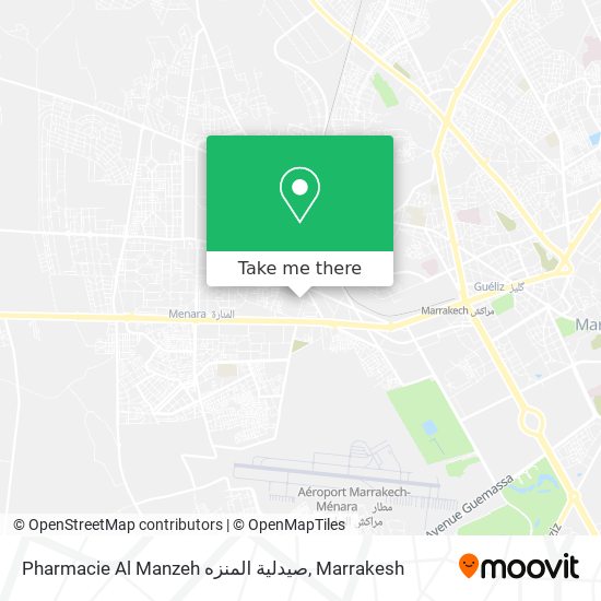 Pharmacie Al Manzeh صيدلية المنزه map