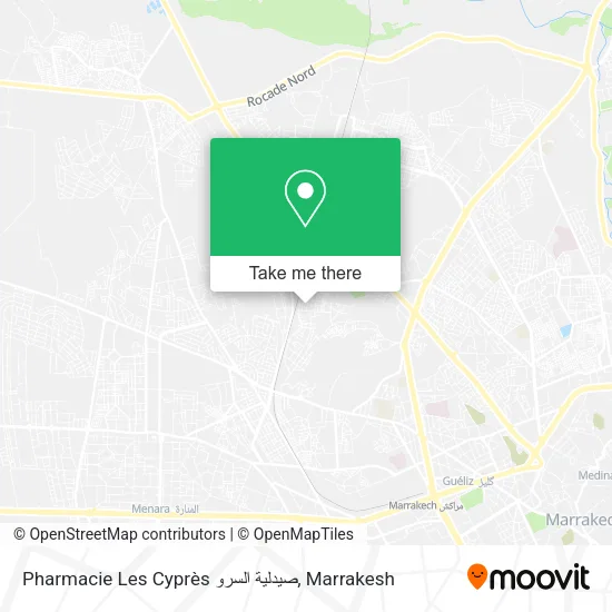 Pharmacie Les Cyprès صيدلية السرو map