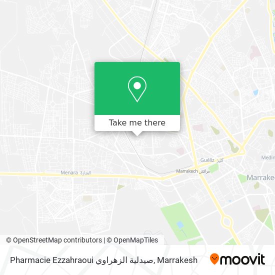 Pharmacie Ezzahraoui صيدلية الزهراوي plan