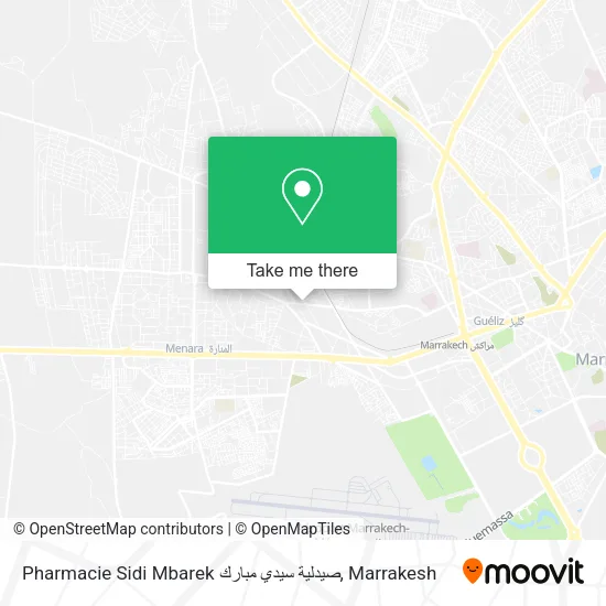 Pharmacie Sidi Mbarek صيدلية سيدي مبارك map