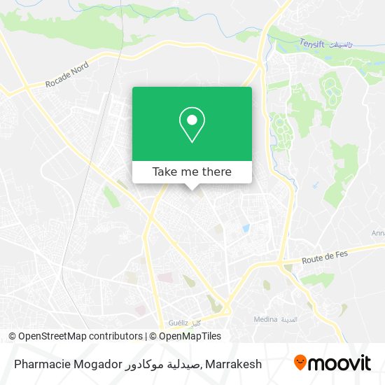 Pharmacie Mogador صيدلية موكادور map