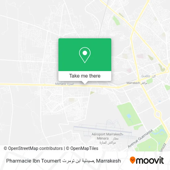 Pharmacie Ibn Toumert صيدلية ابن تومرت map