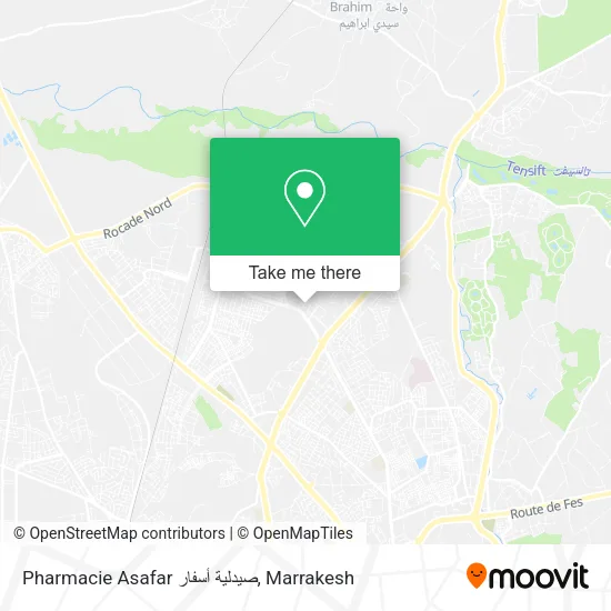 Pharmacie Asafar صيدلية أسفار map