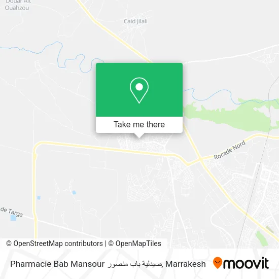 Pharmacie Bab Mansour صيدلية باب منصور plan