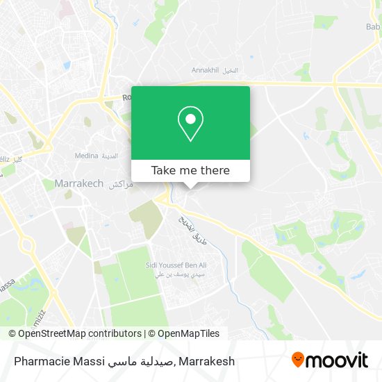 Pharmacie Massi صيدلية ماسي plan