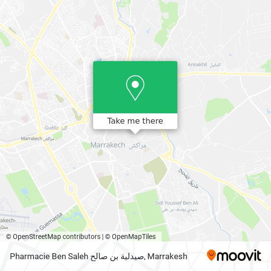 Pharmacie Ben Saleh صيدلية بن صالح map