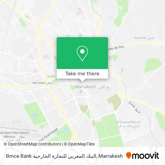 Bmce Bank البنك المغربي للتجارة الخارجية map