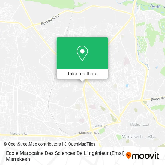 Ecole Marocaine Des Sciences De L'Ingénieur (Emsi) plan