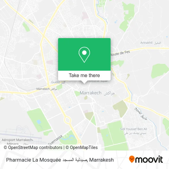 Pharmacie La Mosquée صيدلية المسجد map