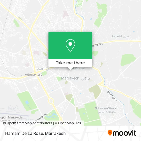 Hamam De La Rose map