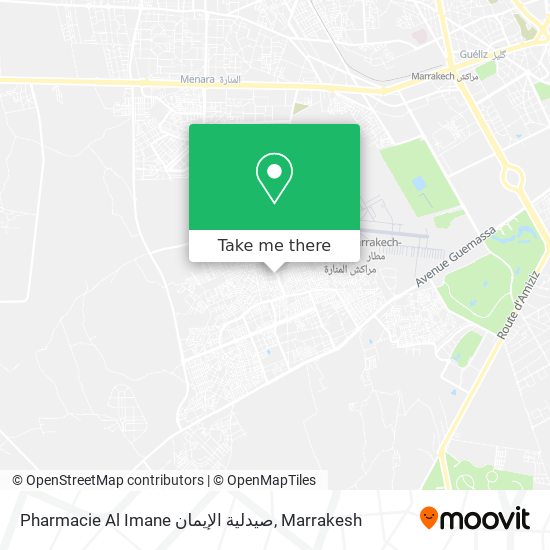 Pharmacie Al Imane صيدلية الإيمان map