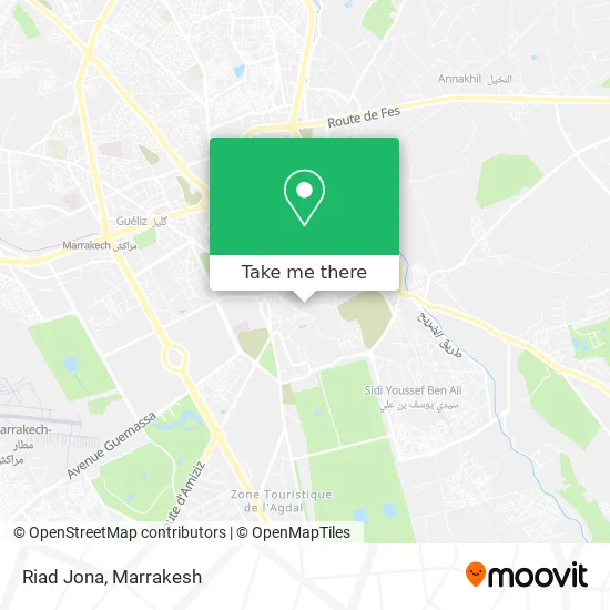 Riad Jona map