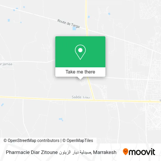Pharmacie Diar Zitoune صيدلية ديار الزيتون plan