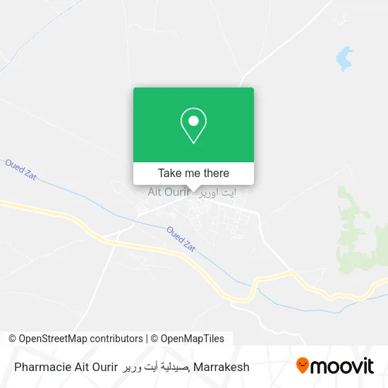 Pharmacie Ait Ourir صيدلية أيت ورير plan