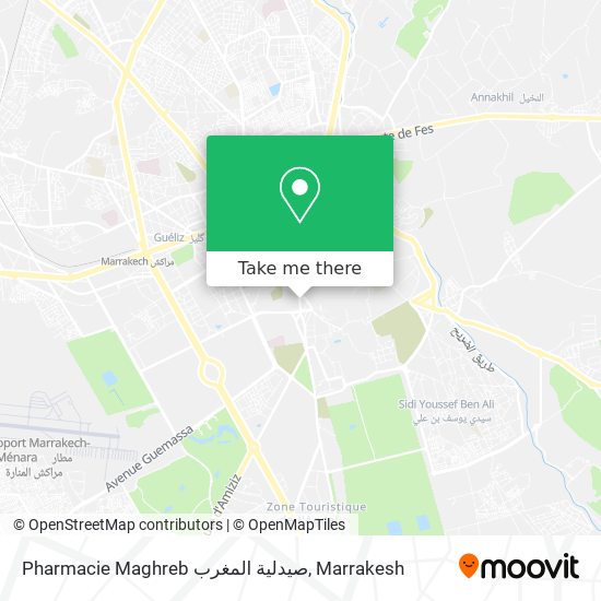 Pharmacie Maghreb صيدلية المغرب map