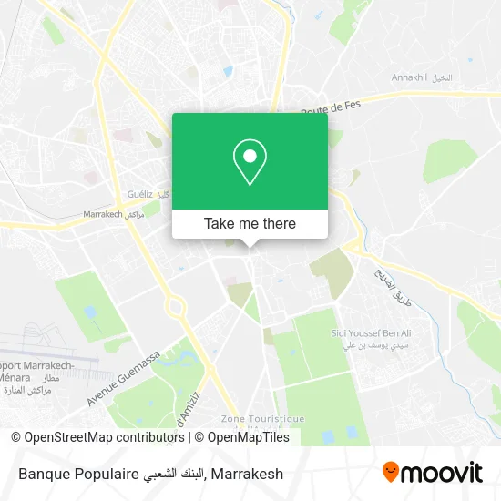 Banque Populaire البنك الشعبي map