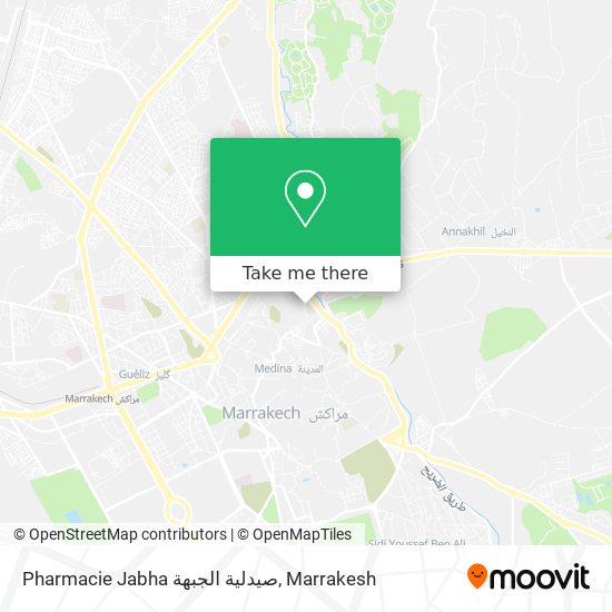 Pharmacie Jabha صيدلية الجبهة map