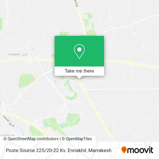 Poste Source 225 / 20-22 Kv. Ennakhil map